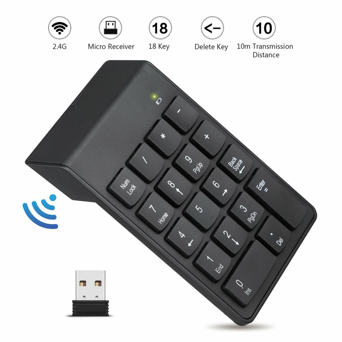 USB Wireless Mini Numeric Keypad USB Wireless Mini Numeric Keypad